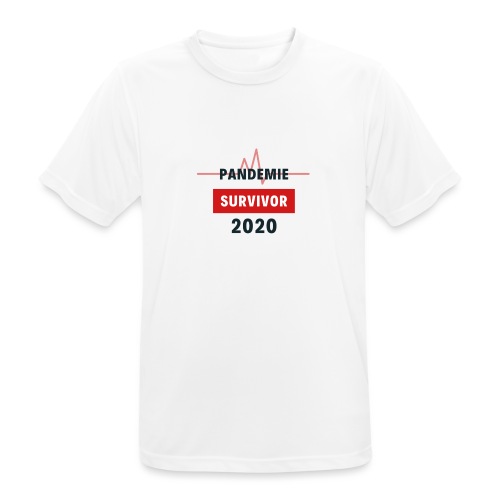 Pandemie Survivor - Männer T-Shirt atmungsaktiv