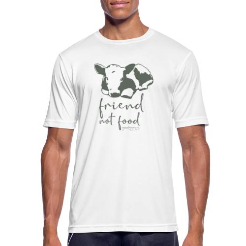 FELIX friendnotfood grüngrau - Männer T-Shirt atmungsaktiv