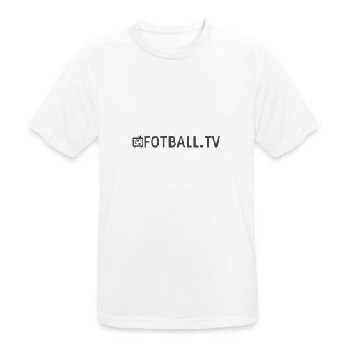 Fotballtv logo - Pustende T-skjorte for menn