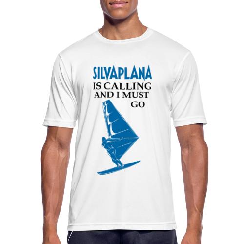 Windsurfing Silvaplana Kitesurfen - Männer T-Shirt atmungsaktiv
