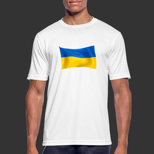 Flaga Ukrainy Flaga narodowa - Koszulka męska oddychająca