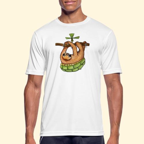 Le paresseux-tortue à hélice - T-shirt respirant Homme