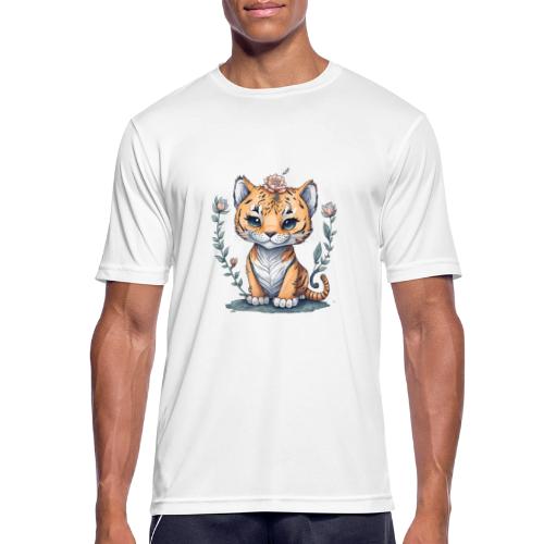 cucciolo tigre - Maglietta da uomo traspirante