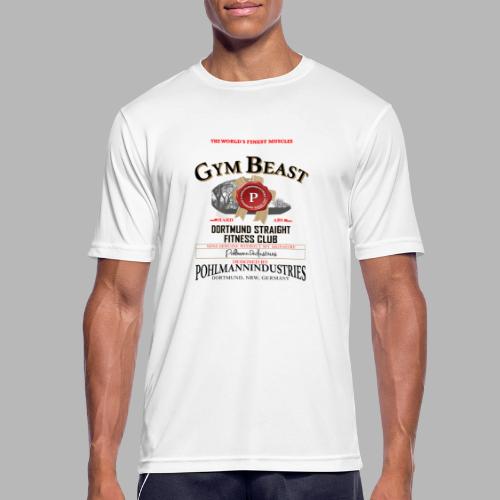 GYM BEAST - Männer T-Shirt atmungsaktiv
