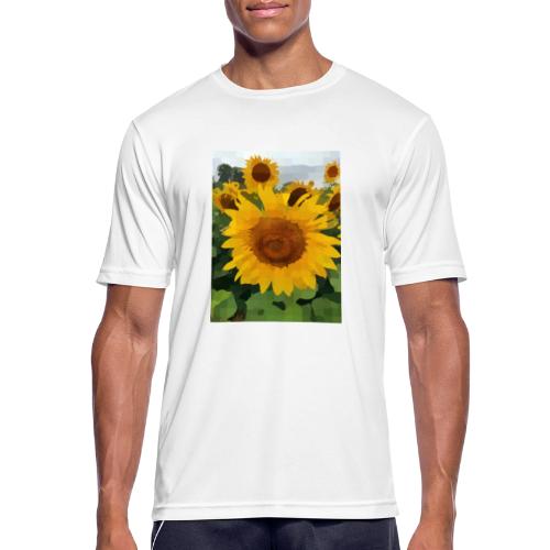 Sonnenblume - Männer T-Shirt atmungsaktiv