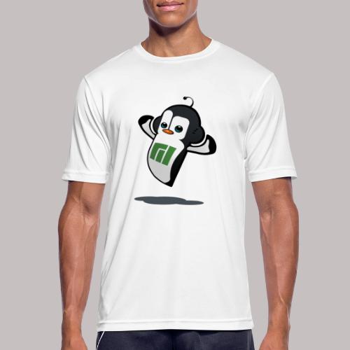 Manjaro Mascot strong left - Men's Breathable T-Shirt