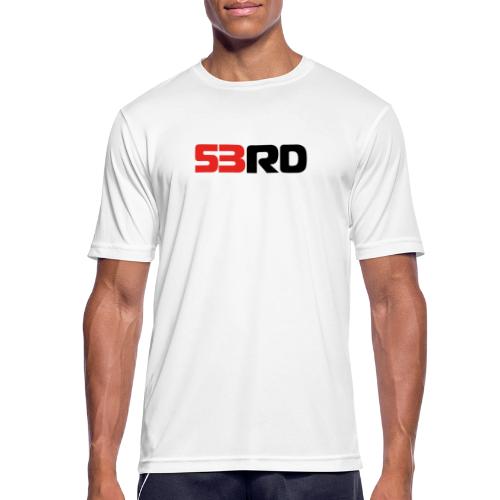 53RD Logo lang (schwarz-rot) - Männer T-Shirt atmungsaktiv
