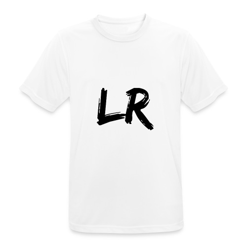 LiamRusso Logo Zwart - Mannen T-shirt ademend actief