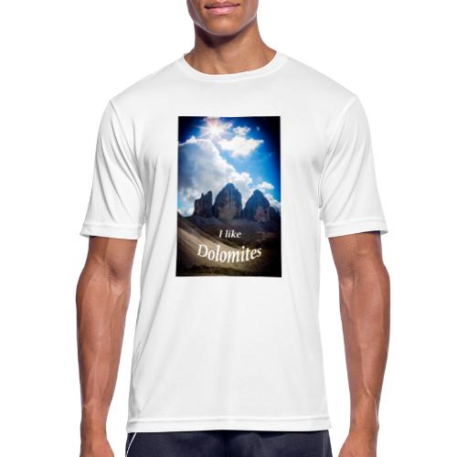 I like Dolomites Kopie - Männer T-Shirt atmungsaktiv