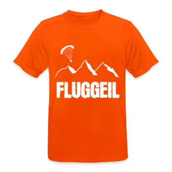 Flying - Men's Breathable T-Shirt - neon orange - Front - AI Model Male 185 dark (185cm)