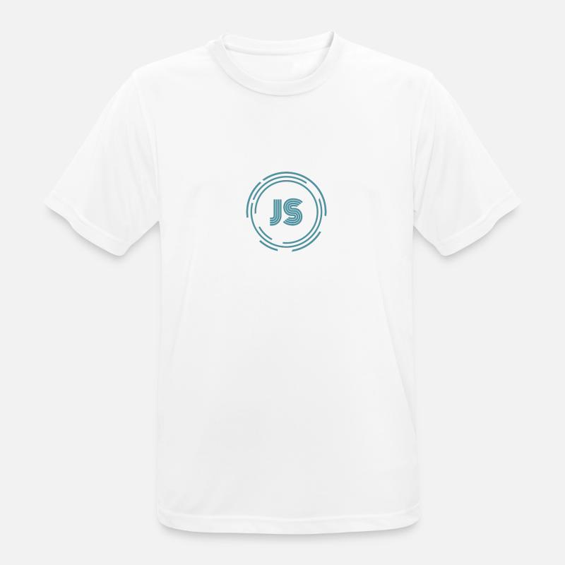 Java Script - Men's Breathable T-Shirt - white