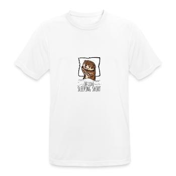 Official Sleeper Shirt Otter Sea Otter Pajamas - Men's Breathable T-Shirt - white - Front - AI Model Male 185 dark (185cm)
