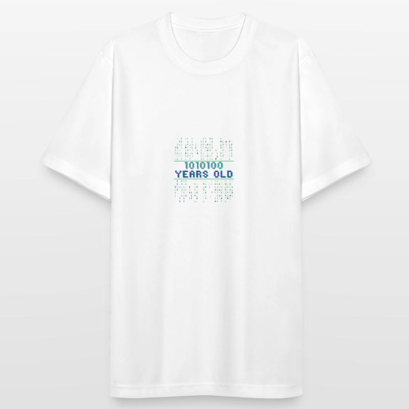 84th Birthday 84 years old Binary Code Computer Science Men's Breathable T-Shirt