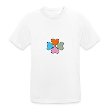 Herzensbrecher oder ewige Liebe? - Männer T-Shirt atmungsaktiv - Weiß - Vorne - AI Model Male 185 dark (185cm)