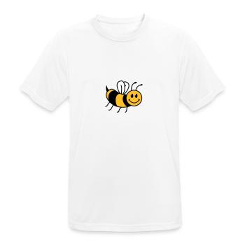 Niedliche Süße Kleine Biene - Männer T-Shirt atmungsaktiv - Weiß - Vorne - AI Model Male 185 dark (185cm)