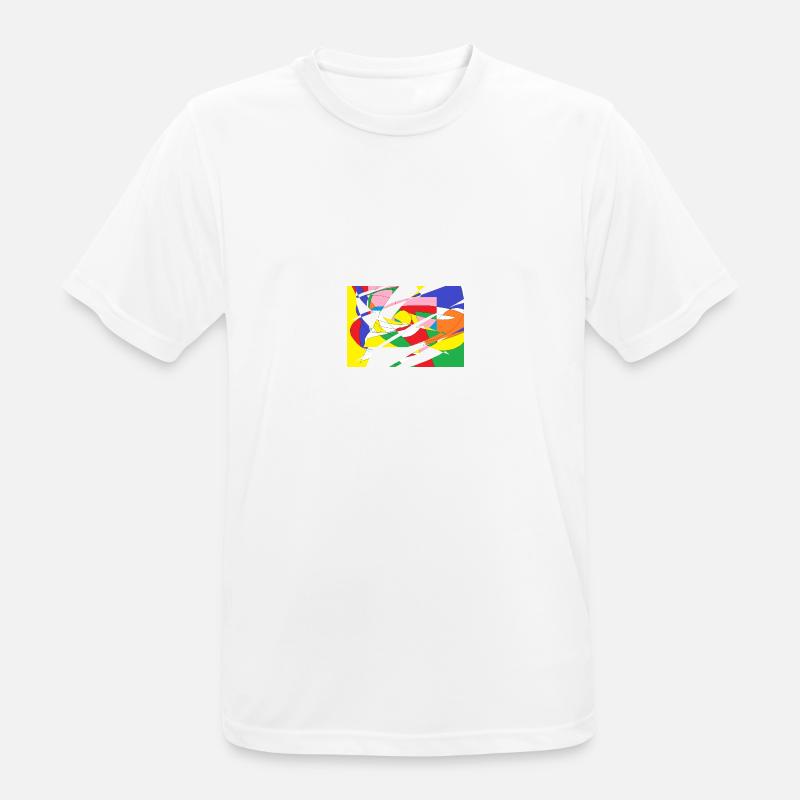 Pattern - Men's Breathable T-Shirt - white