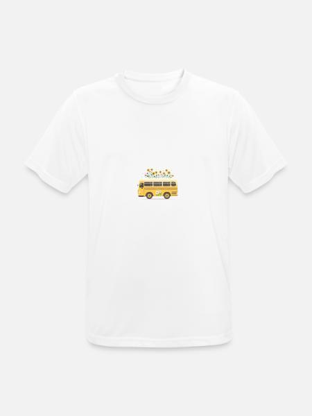 Charming Bus Trip 5 - Men's Breathable T-Shirt - white