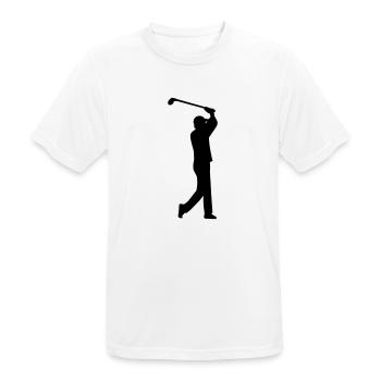 Golf - T-shirt respirant Homme - blanc - Devant - AI Model Male 185 dark (185cm)
