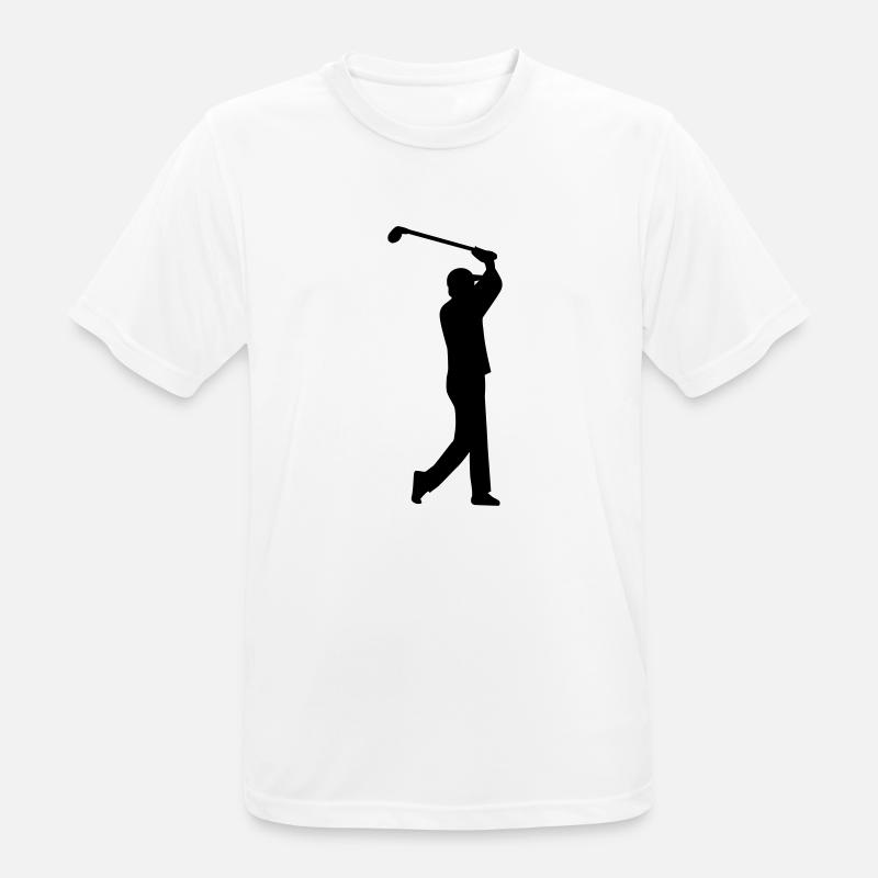 Golf - Men's Breathable T-Shirt - white