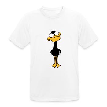Funny Duck - T-shirt respirant Homme - blanc - Devant - AI Model Male 185 dark (185cm)