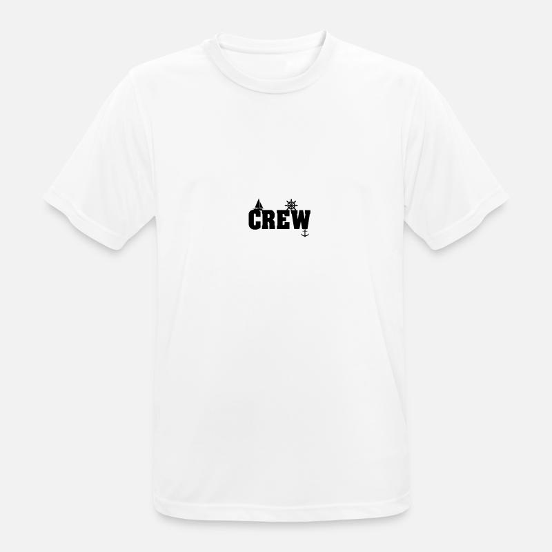 Boot, Crew, Bootscrew, Geschenk, Geschenkidee - Männer T-Shirt atmungsaktiv - Weiß