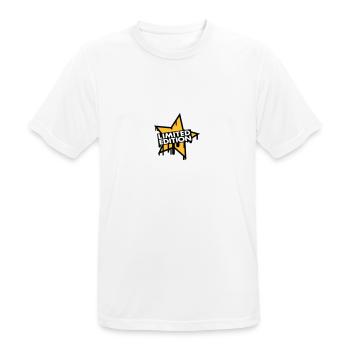Limited Edition Star - T-shirt respirant Homme - blanc - Devant - AI Model Male 185 dark (185cm)