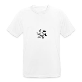 ART. GEEK. VINTAGE. GRAPHIQUE. MANGA. ASIE - T-shirt respirant Homme - blanc - Devant - AI Model Male 185 dark (185cm)