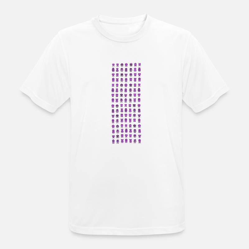 Robot Pattern Robot Pattern - Men's Breathable T-Shirt - white