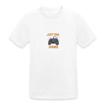 Nur ein Spiel – Niedlicher Kawaii Controller - Männer T-Shirt atmungsaktiv - Weiß - Vorne - AI Model Male 185 dark (185cm)