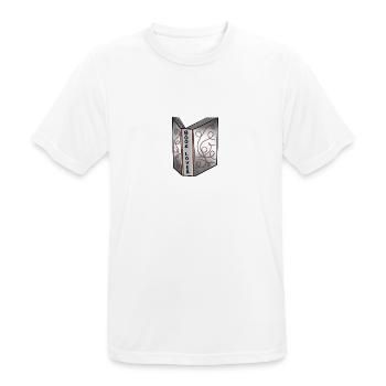 Book Lover - Men's Breathable T-Shirt - white - Front - AI Model Male 185 dark (185cm)