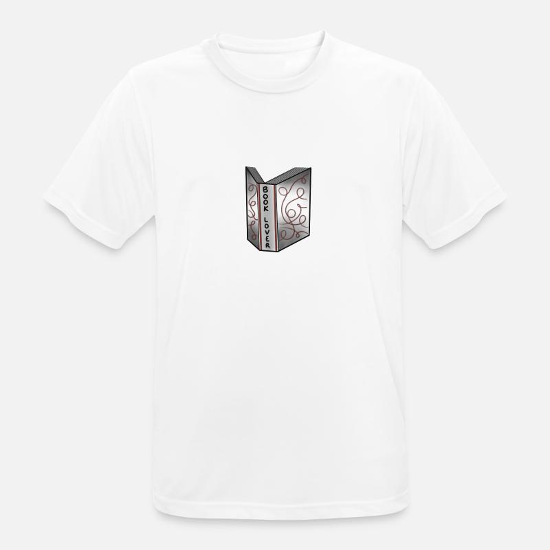 Book Lover - Men's Breathable T-Shirt - white