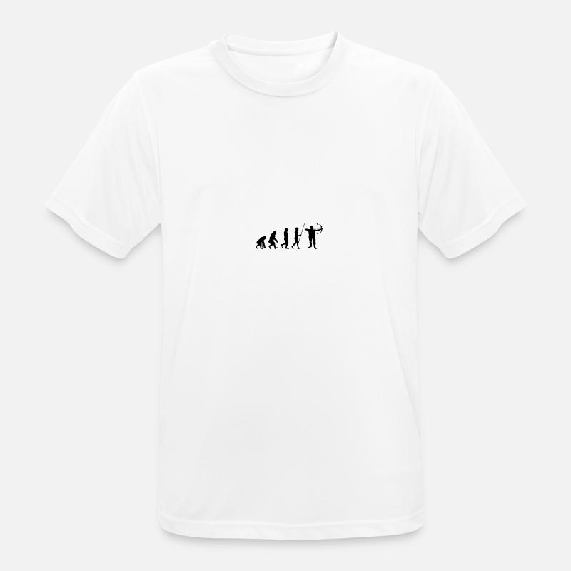 Archery Evolution - Men's Breathable T-Shirt - white