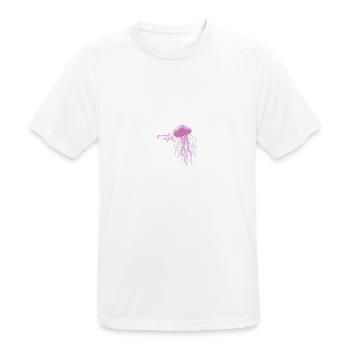 Meerestiere - Männer T-Shirt atmungsaktiv - Weiß - Vorne - AI Model Male 185 dark (185cm)