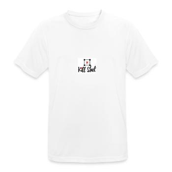 Kill shot - Men's Breathable T-Shirt - white - Front - AI Model Male 185 dark (185cm)