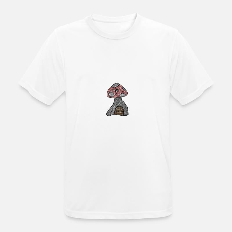 AE84C68F E1E3 4C59 B151 DFF13BBF02AF - Männer T-Shirt atmungsaktiv - Weiß