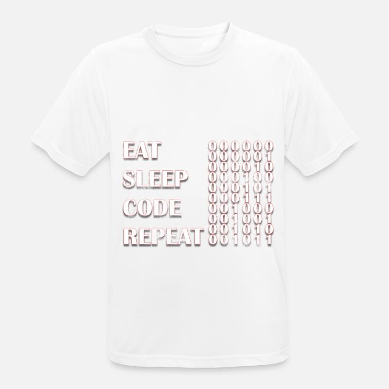 computer programmierer - Männer T-Shirt atmungsaktiv - Weiß