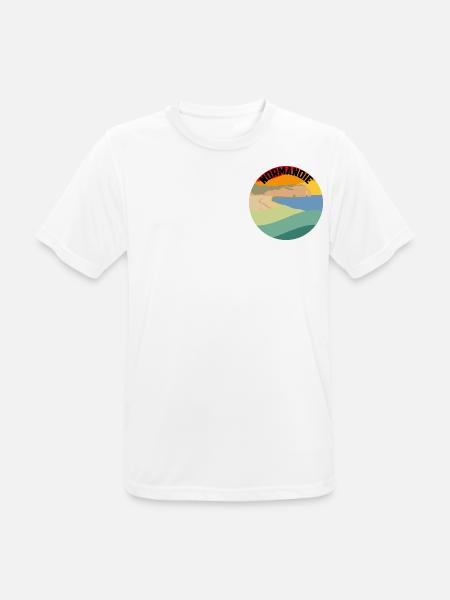 Normandie - T-shirt respirant Homme - blanc