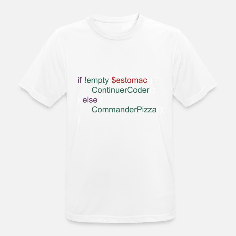 encoder - Men's Breathable T-Shirt - white