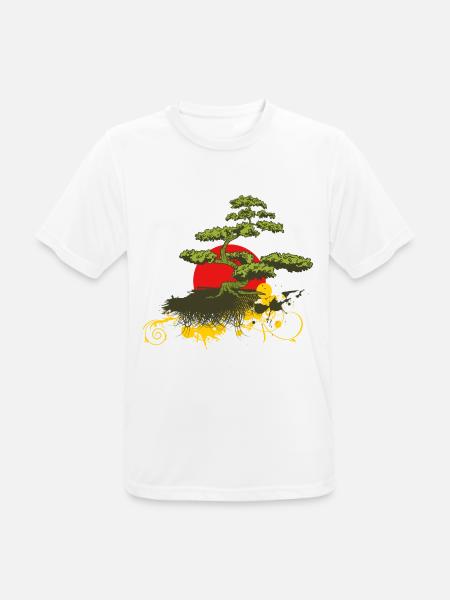 bonsai - Men's Breathable T-Shirt - white