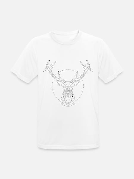 Deer constellation - Men's Breathable T-Shirt - white