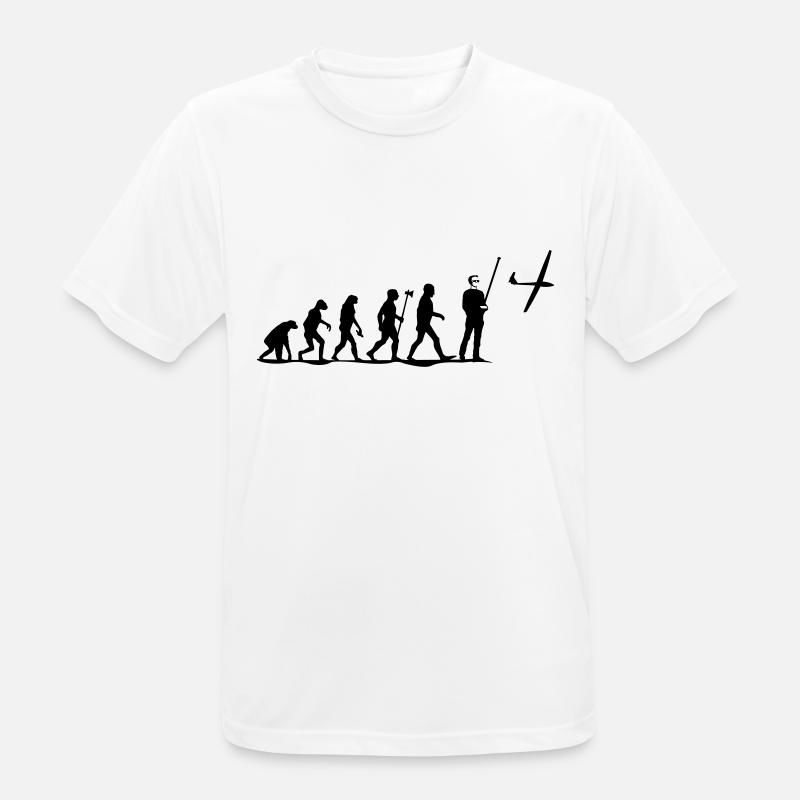 evolution rc pilot - Men's Breathable T-Shirt - white