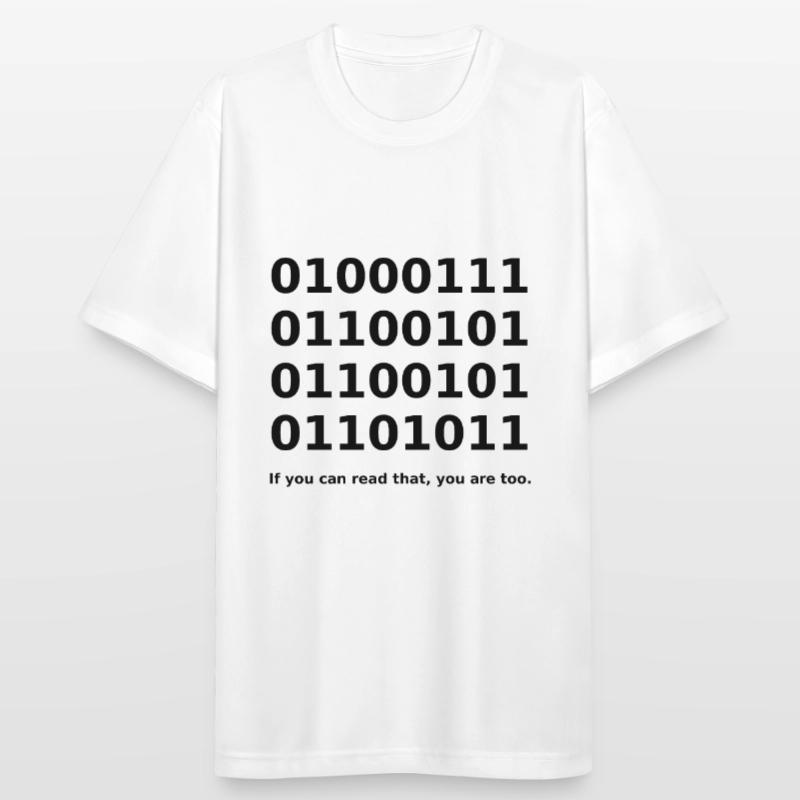 Binary / Binary Code Binary Code Funny T-Shirt Men's Breathable T-Shirt