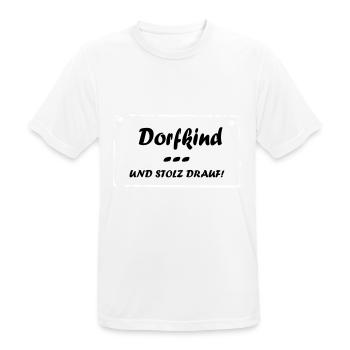 Enfant du village et fier de l'être - T-shirt respirant Homme - blanc - Devant - AI Model Male 185 dark (185cm)