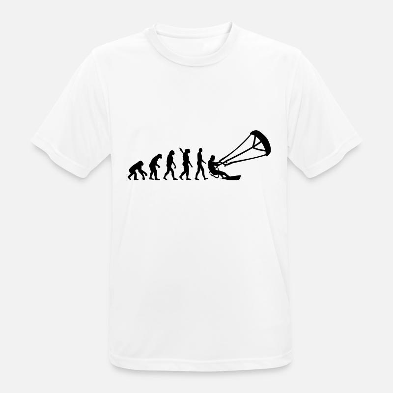 Evolution Kitesurfing - Men's Breathable T-Shirt - white