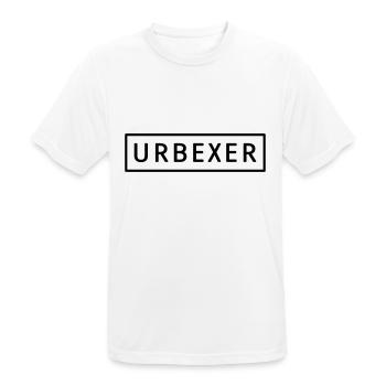 Urbexer - T-shirt respirant Homme - blanc - Devant - AI Model Male 185 dark (185cm)