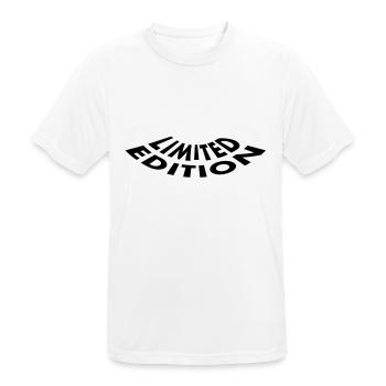 limited_edition - Männer T-Shirt atmungsaktiv - Weiß - Vorne - AI Model Male 185 dark (185cm)