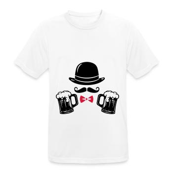 Bier Junggesellenabschied Party - Männer T-Shirt atmungsaktiv - Weiß - Vorne - AI Model Male 185 dark (185cm)