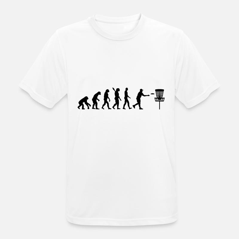 Evolution Disc Golf - Men's Breathable T-Shirt - white