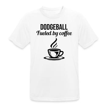 Völkerball Spieler Trainer Team Sport Kaffee Lustig - Männer T-Shirt atmungsaktiv - Weiß - Vorne - AI Model Male 185 dark (185cm)