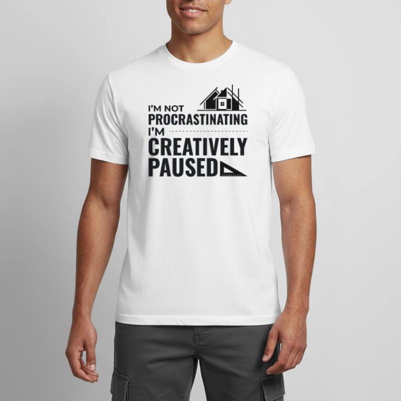 Architects Construction Creativity Procrastination Men's Breathable T-Shirt
